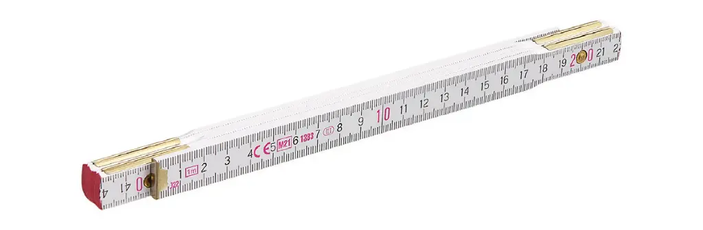 SOLID - wooden folding rule 2m /6434/