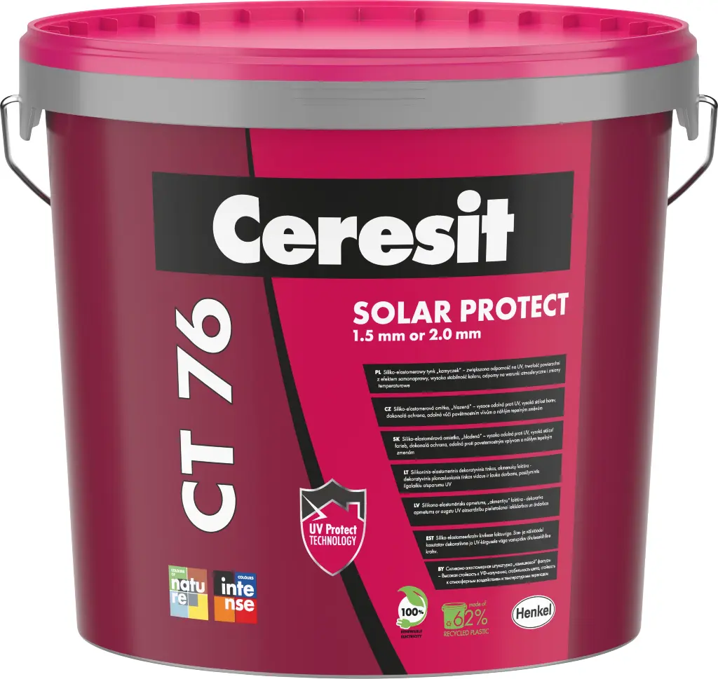 Ceresit CT76 - silicone-elastomer render - 1.5mm