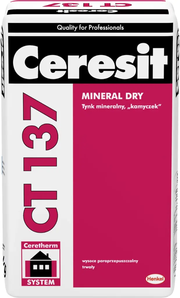 Ceresit CT137 mineral render DOT 1.5 - WHITE - 25kg