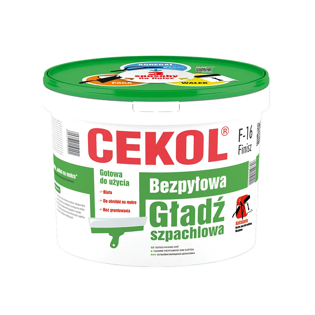 Cekol F-16 Finish dust free filler - 20kg