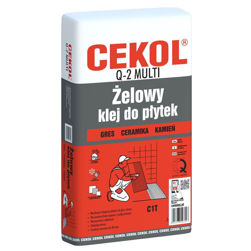 CEKOL Q-2 MULTI GEL TILE ADHESIVE 20kg