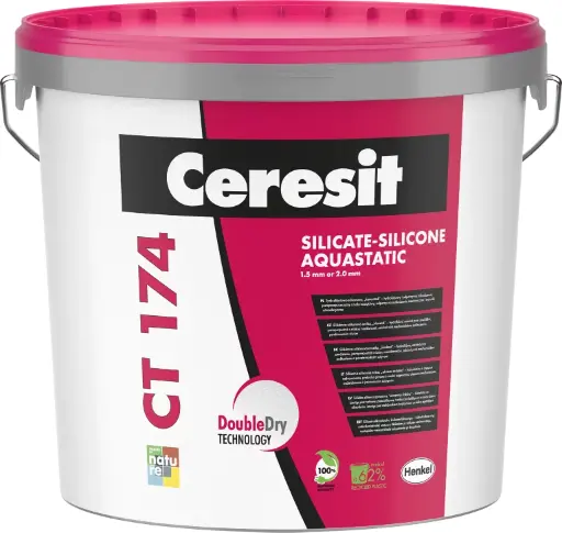 [111070] Ceresit CT174 - HYBRID silicone render 2.0mm - 25kg