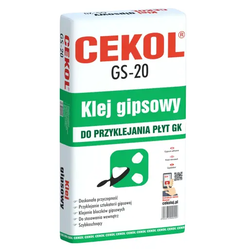 [100501] Cekol GS-20 gypsum adhesive - 20kg